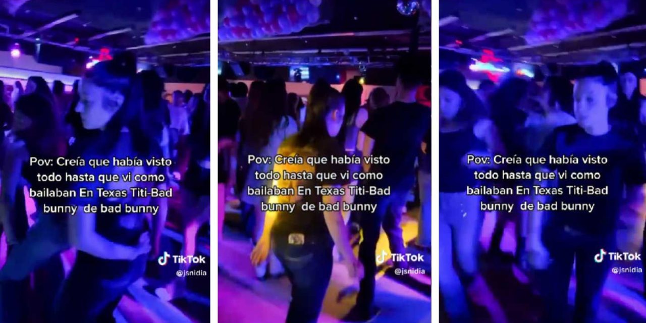 ¡Qué es eso! Captan cómo bailan canción de Bad Bunny en un club de Texas (video)