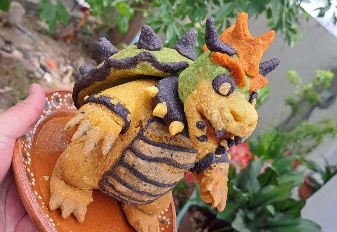 Bowser busca a Peaches en Coahuila; crean su dinoquesadilla