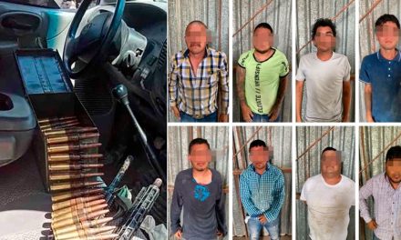 Capturan a ‘Ciclón 126, jefe de plaza del Cártel del Golfo y 7 sicarios en Tamaulipas