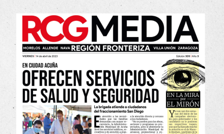 Portada RCG Fronteriza [14 de abril de 2023] Ofrecen servicios de salud y seguridad; capacitan a elementos de PC y más…