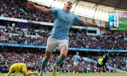 Erling Haaland iguala el récord de goles en una temporada en la Premier League