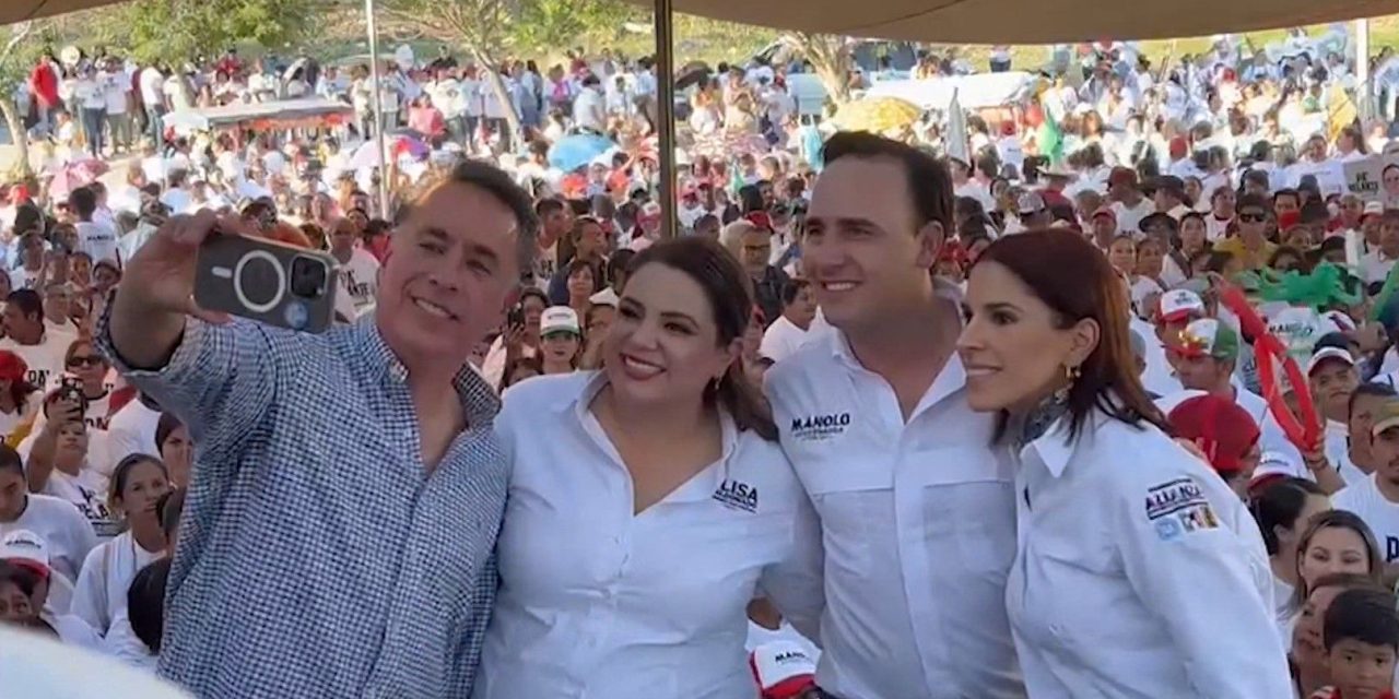 Manolo Jiménez Salinas reúne a miles en Ciudad Acuña