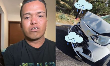 ¡Ah Medio Metro!  Sufre accidente automovilístico y preocupa  a sus fanáticos