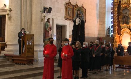 Saltillo: Celebran misa por las Tres Caídas en la Catedral de Santiago