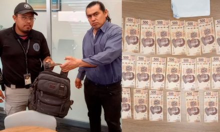 Ciudadano de Guadalupe, N.L., regresa mochila con 15 mil pesos y casi 3 mil dólares a su dueño