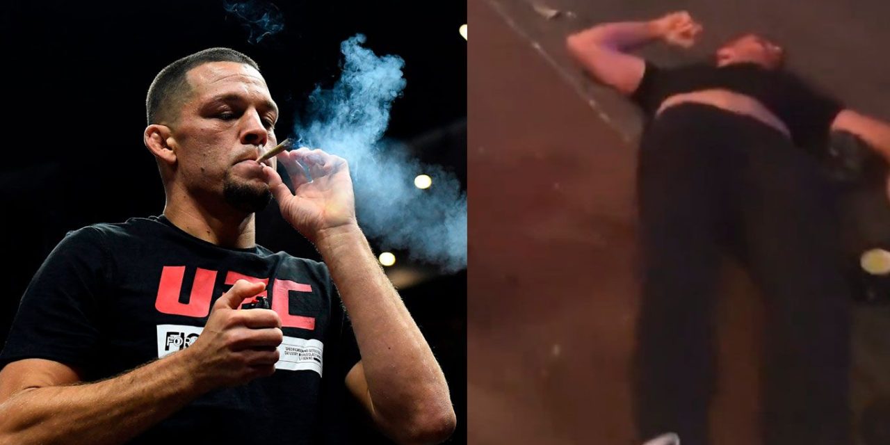 Nate Díaz noquea a sujeto en pelea callejera
