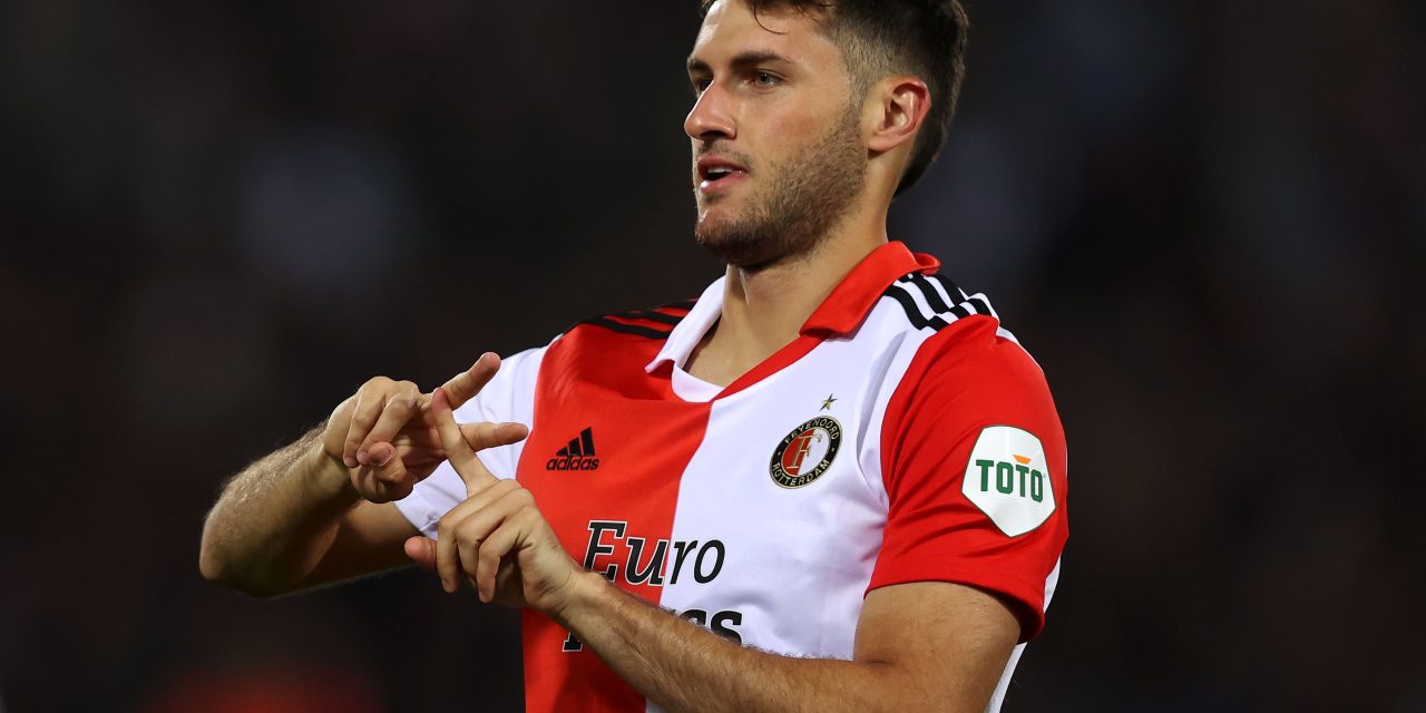 Santi se luce con gol y asistencia en la victoria del Feyenoord por 5-1 ante el Waalwijk
