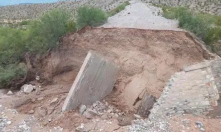 Lluvias incomunican a ejido en Múzquiz