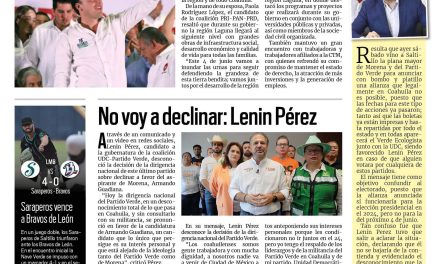Portada RCG Carbonífera [28 de mayo de 2023] Llevaremos a la Laguna al siguiente nivel: Manolo; invitan a exhibición de camionetas y más…