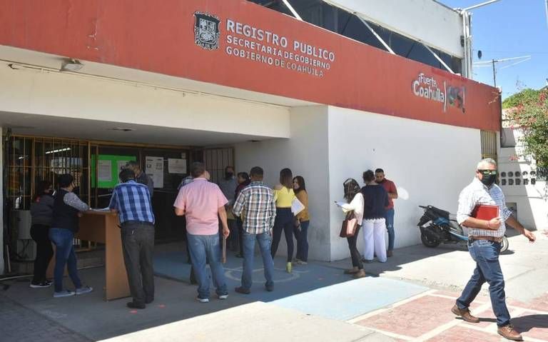 Restablecerán servicios digitales del Registro Público en Sabinas