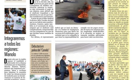 Portada RCG Centro [6 de mayo de 2023] Se complica la situación en AHMSA; Denuncian robo de computadoras y más…