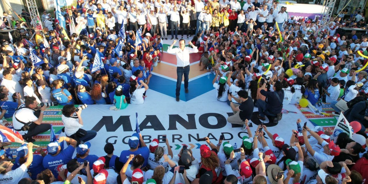Cierra campaña Manolo en Acuña
