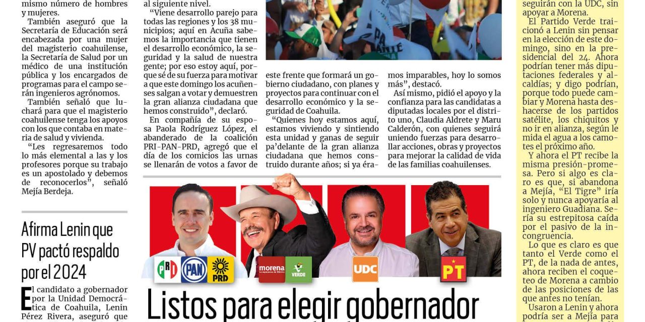Portada RCG Media Elecciones 2023 [30 de mayo de 2023]