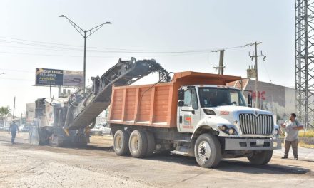 Supervisan obra vial en sector industrial de Acuña