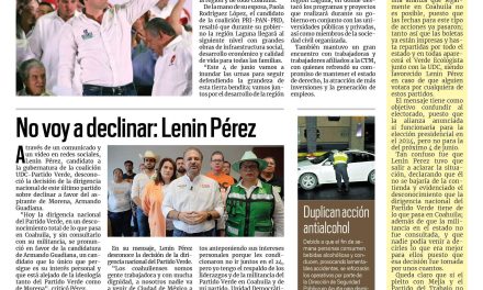 Portada RCG Fronteriza [28 de mayo de 2023] Llevaremos a la Laguna al siguiente nivel: Manolo; en marcha, negociaciones para vuelo comercial y más…