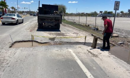 Realizan bacheo tras lluvias en Torreón