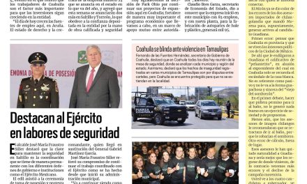 Portada RCG Media [3 de mayo de 2023] MARS asiste a inauguración de Park Ohio; destacan al Ejército en labores de seguridad y más…