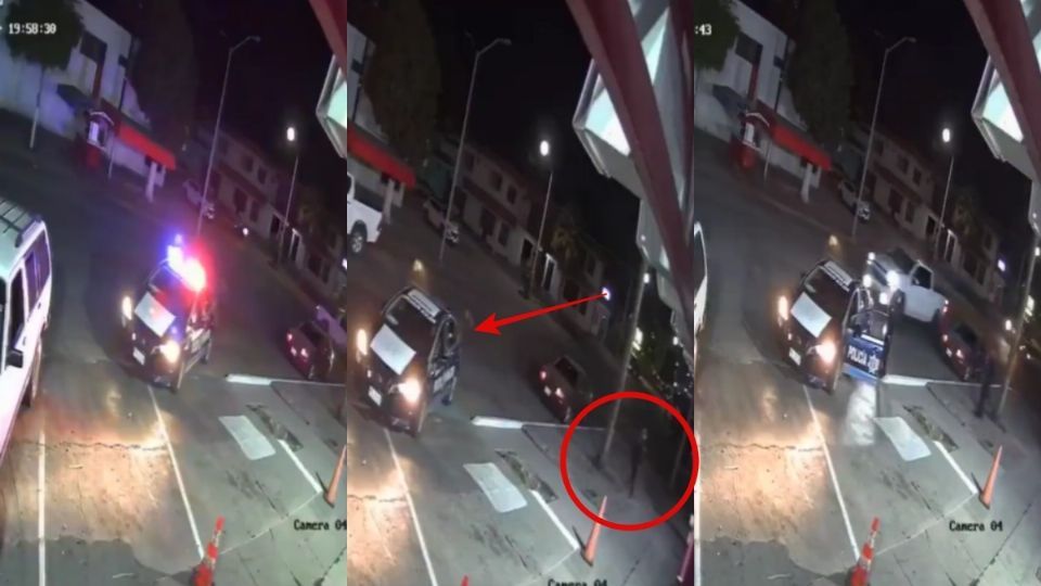 Policía de Los Mochis, Sinaloa abandona a su pareja ante la llegada de sicarios (video)