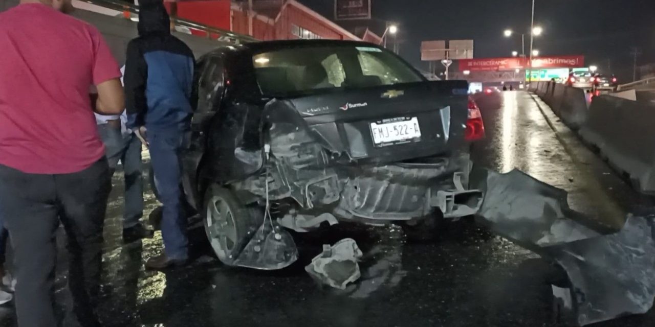 Saltillo:  Participan 12 en carambola; paralizaron el Periférico varios minutos