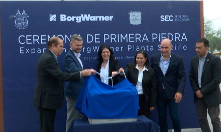 Colocan primera piedra de ampliación, inversión de 47 mdp en Planta Borgwarner