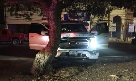 Saltillo: Quiso impresionar a su acompañante y quemó llanta pero se ensartó en un árbol