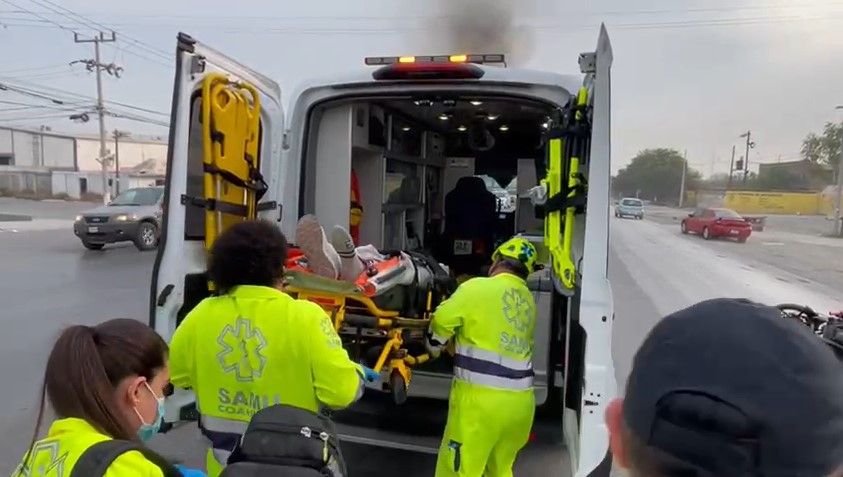Transporte de personal atropella a estudiante de secundaria en Saltillo