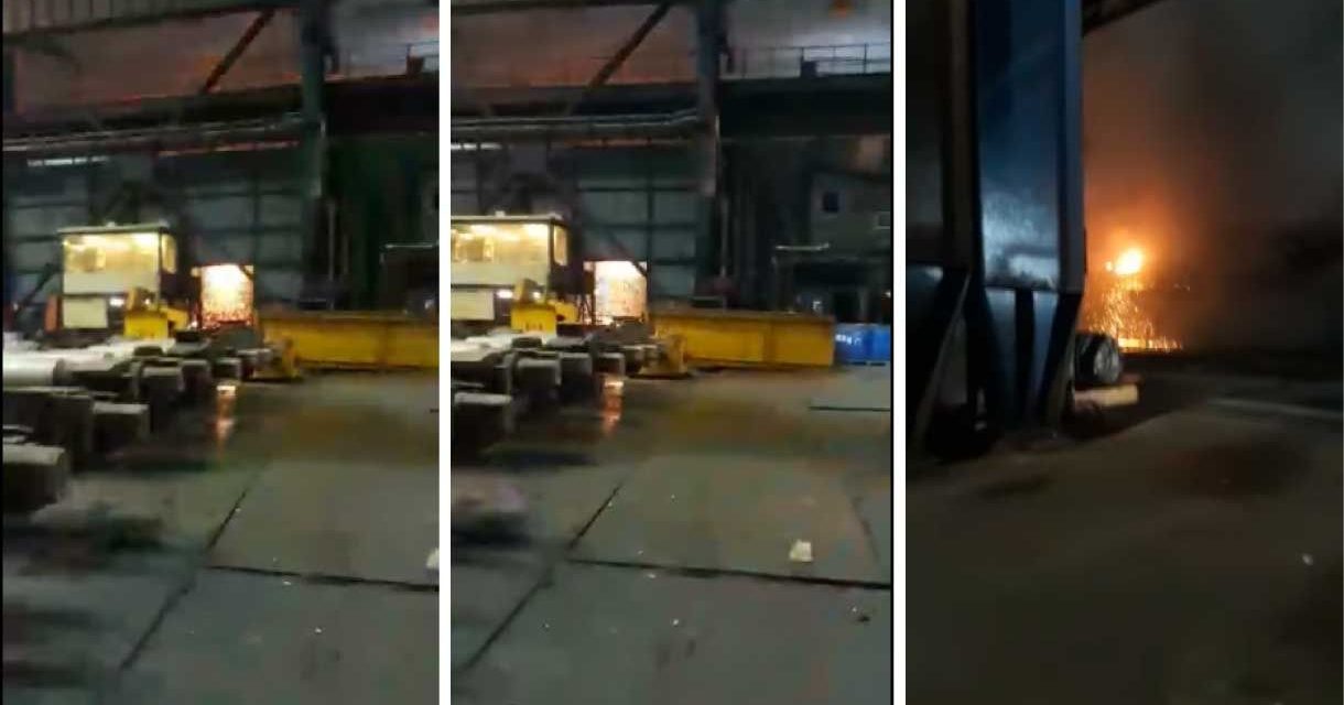 Monclova: Atienden incendio en Planta 2 de AHMSA