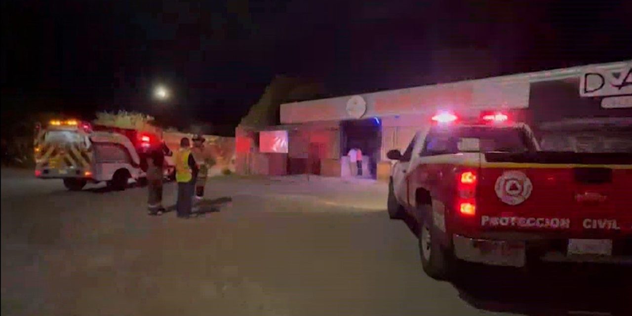 Conato de incendio provocó gran movilización en taquería de Saltillo