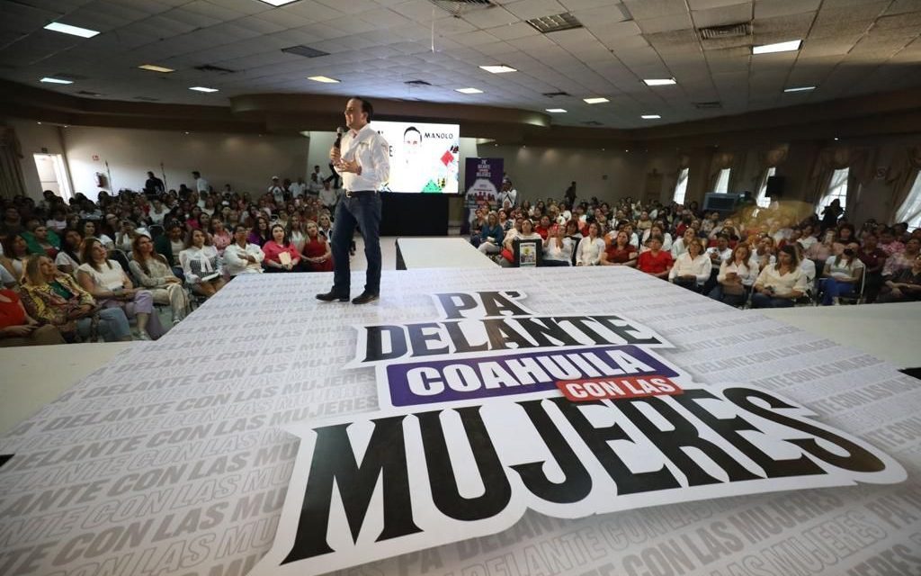 Con las mujeres y jóvenes  Coahuila va pa’delante: Manolo Jiménez