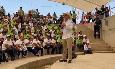 Manolo Jimenez promete mayor seguridad en Ocampo, Coahuila