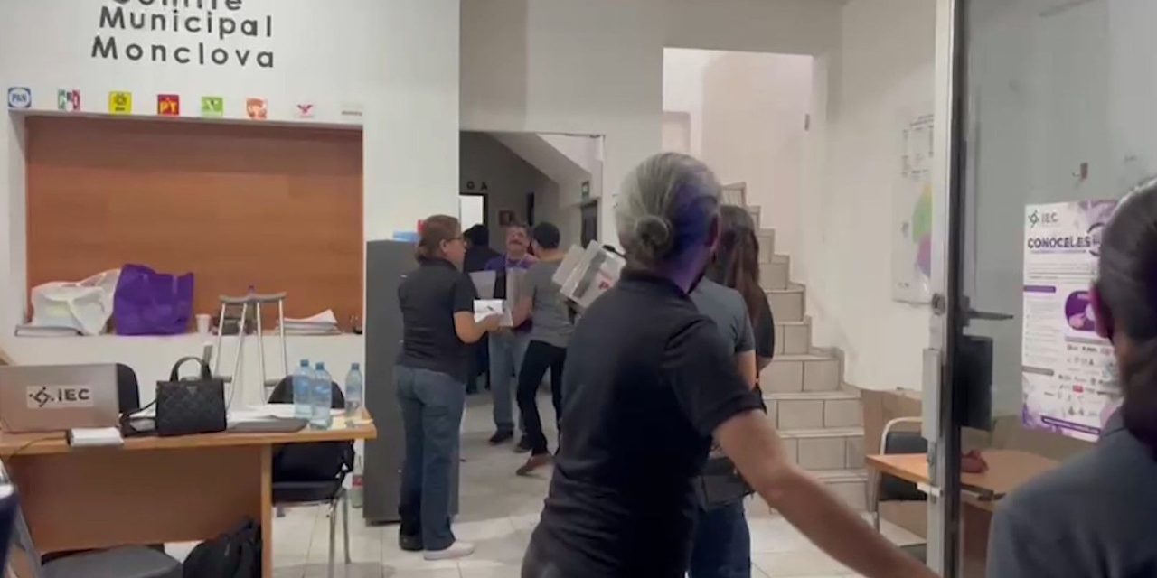 Reubican paquetes electorales de Monclova