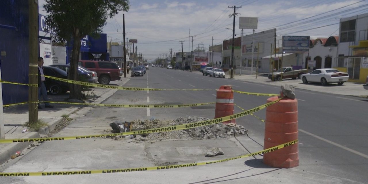 ‘Estrena’ AGSAL pavimento de calle Urdiñola