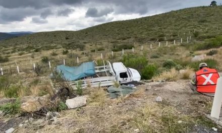 Vuelca camión de la Guardia Nacional sobre la Carretera 57 y deja 10 lesionados