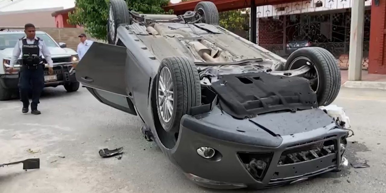 Sábado de volcaduras en Saltillo