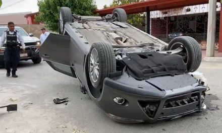 Sábado de volcaduras en Saltillo