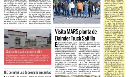 Portada RCG Centro [3 de junio de 2023] Amagan obreros de AHMSA con boicot a elecciones; PC emite notificaciones a negocios y más…