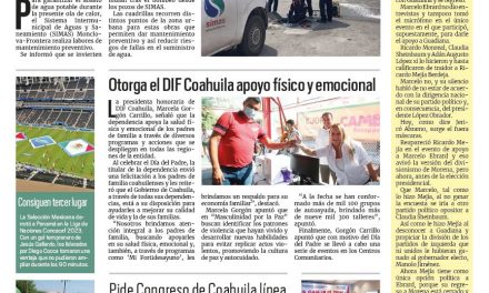 Portada RCG Centro [19 de junio de 2023] Realizan mantenimiento a red de agua; vive Monclova escasez de hielo y más…