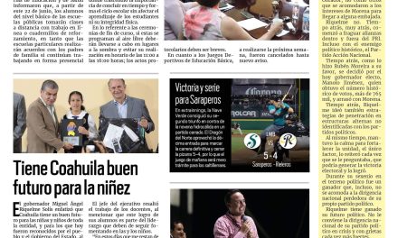 Portada RCG Centro [22 de junio de 2023] Por altas temperaturas, ciclo escolar culminará a distancia; llega caravana migrante a región Centro y más…
