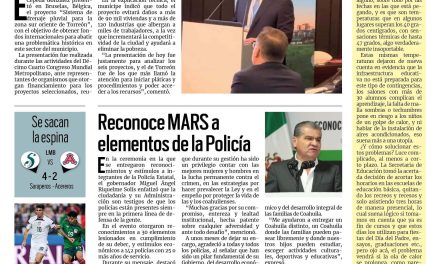 Portada RCG Lagunera [16 de junio de 2023] Presenta Torreón proyecto pluvial en Bruselas; verificarán pólizas de seguro en transporte público y más…