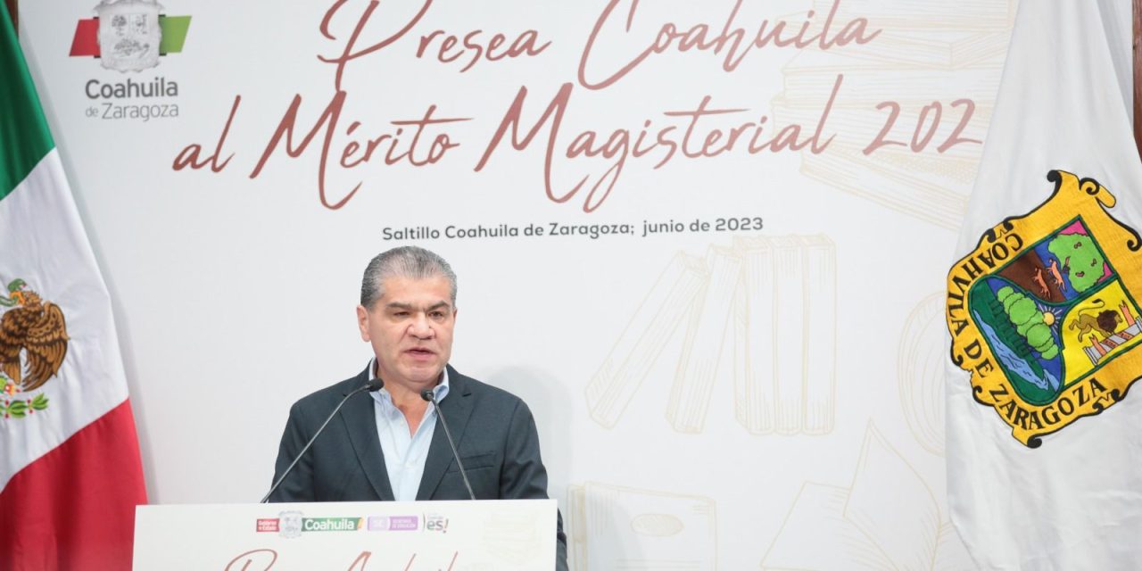 Entrega MARS Presea al Mérito Magisterial