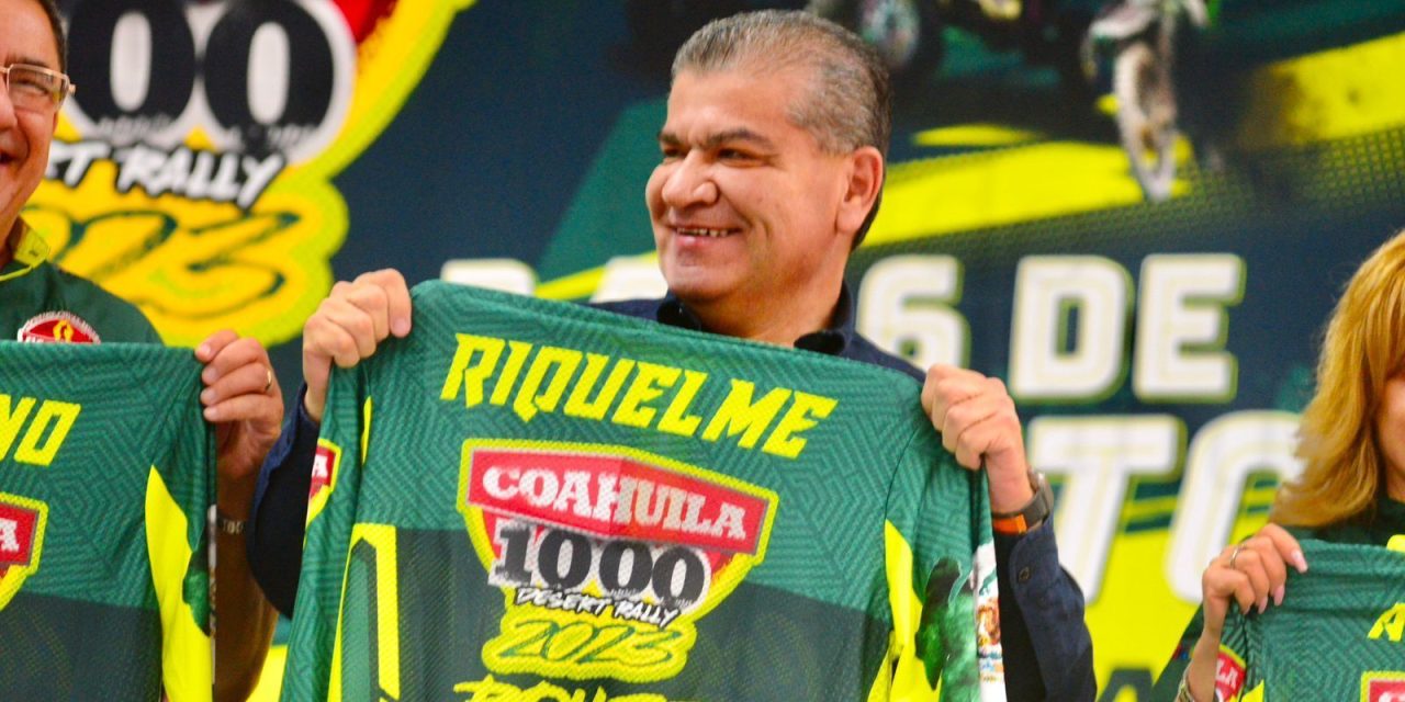Presenta Riquelme carrera Coahuila 1000 Desert Rally