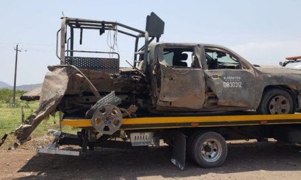 Explota mina sembrada en Apatzingán y 4 militares terminan lesionados