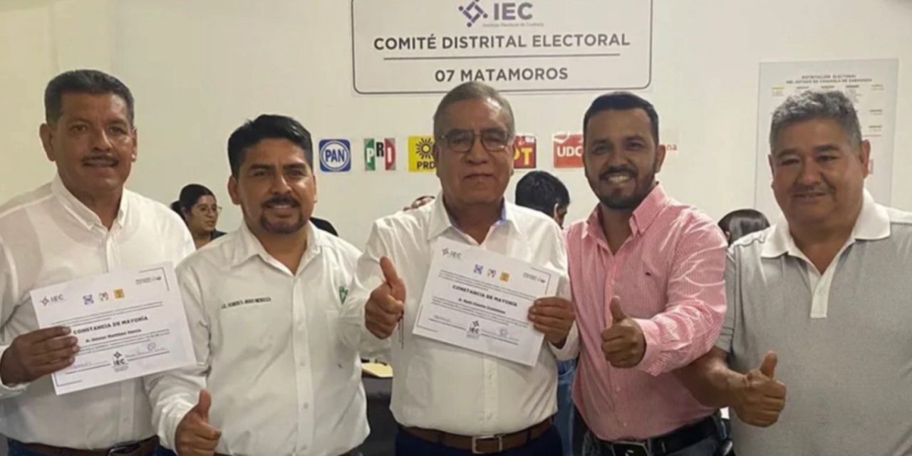 Entregan constancia de mayoria a 9 diputados electos de Coahuila