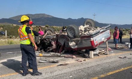 Fatal accidente en carretera Zacatecas