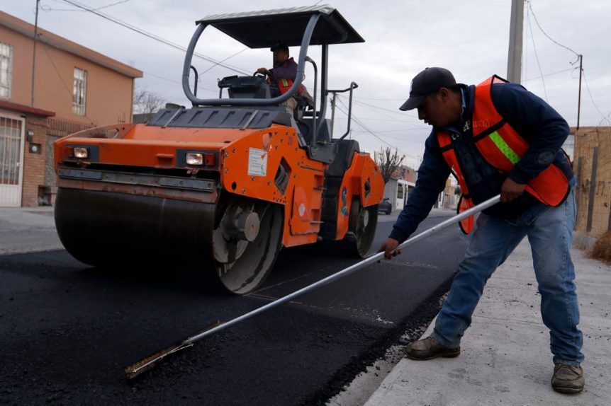 Avanza pavimentación de calles en la colonia Postal Cerritos