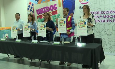Lanza DIF campaña para recolectar útiles y mochilas; ‘Unidos somos más útiles’