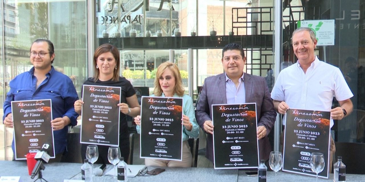 Presentan el festival WINESOMM en Saltillo