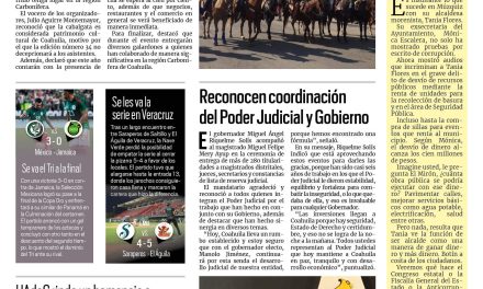 Portada RCG Carbonífera [13 de julio de 2023] Alistan pormenores de Cabalgata de Sabinas; habrá ampliación de pedidos de carbón y más…