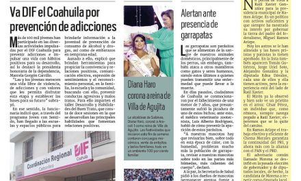 Portada RCG Carbonífera [17 de julio de 2023] Afecta calor a trabajadores en El Pinabete; Carbonazo 2023 deja derrama económica de 13 mdp y más…