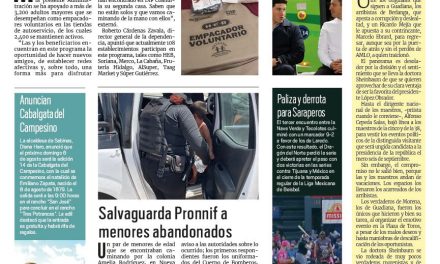 Portada RCG Carbonífera [31 de julio de 2023] Da apoyo DIF Coahuila a empacadores voluntarios; apuntan buena cosecha en la Carbonífera y más…